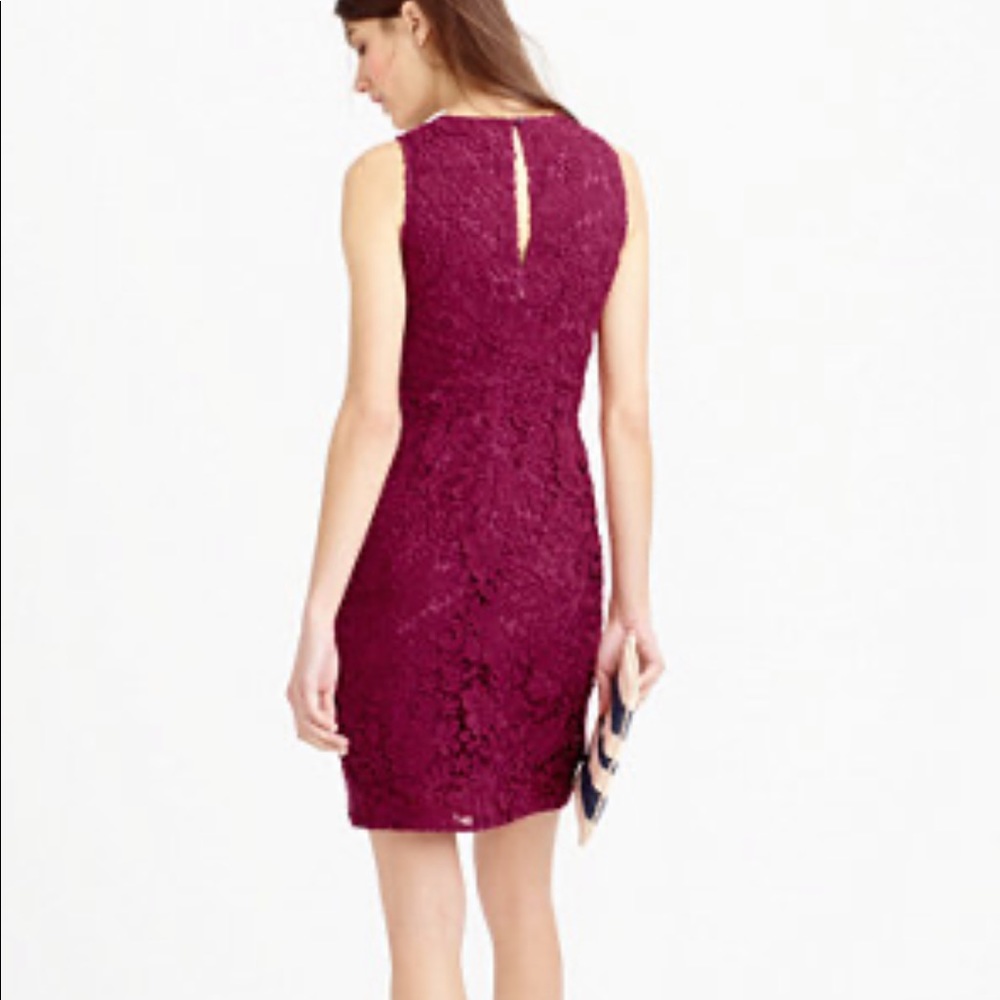 SOLD Jcrew Navy Lace Dress- size 4 petite - Picture 7 of 7
